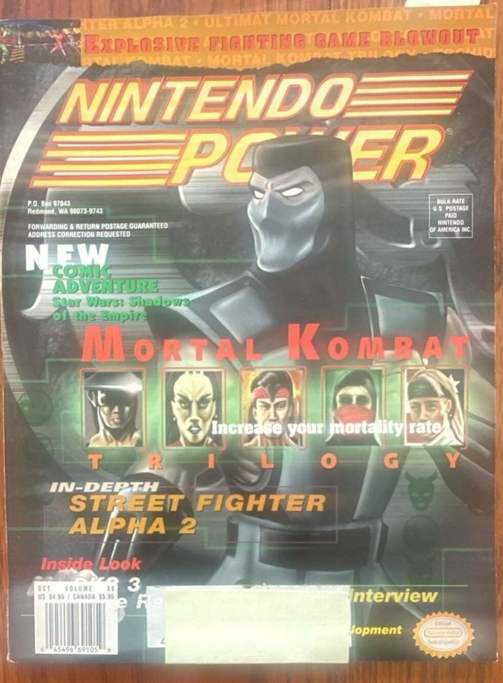 Nintendo Power Magazine Volume 89 October 1996 Mortal Kombat Trilogy (67)